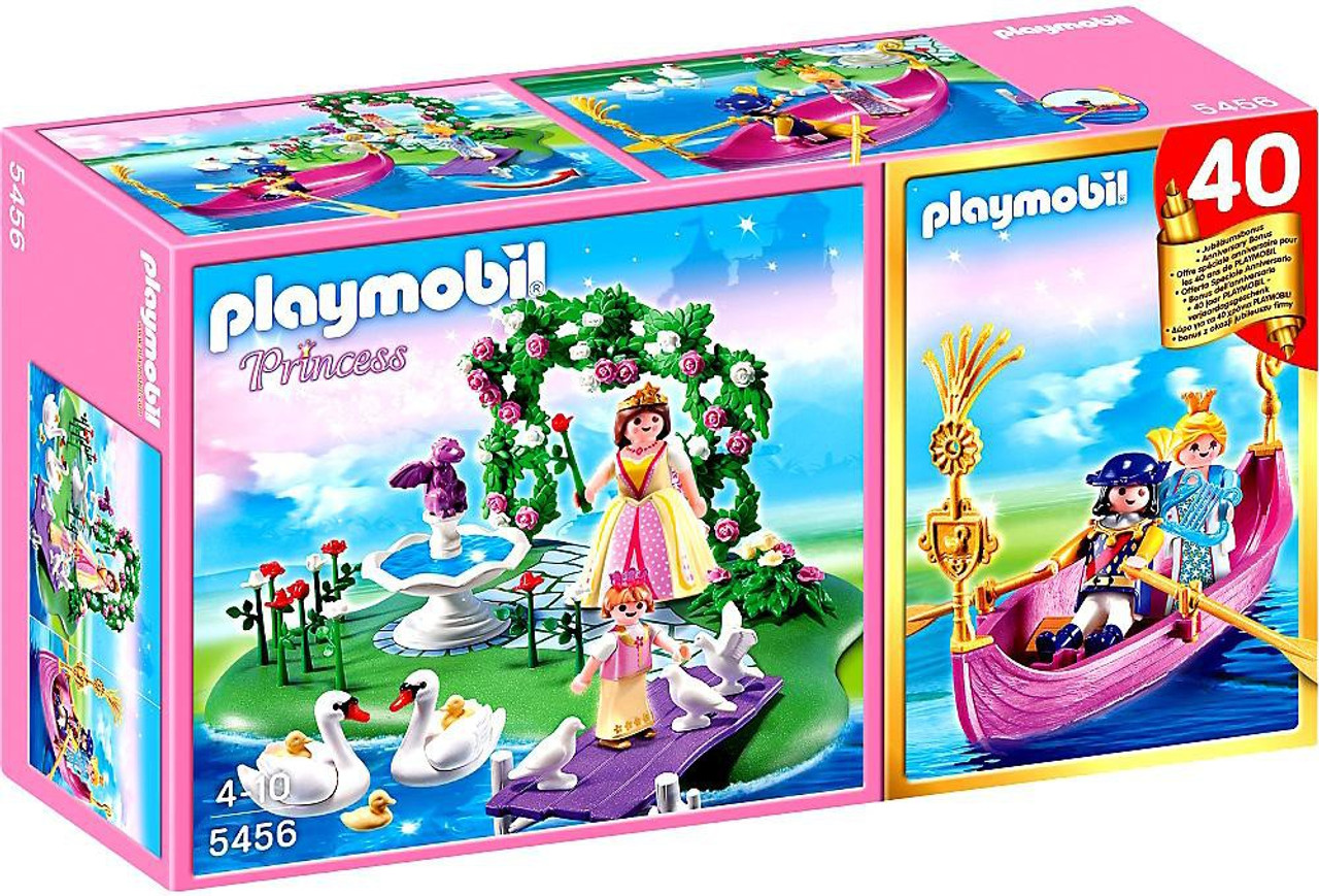 Playmobil Fairies 40th Anniversary Princess Island Compact Set + Romantic Gondola Set #5456