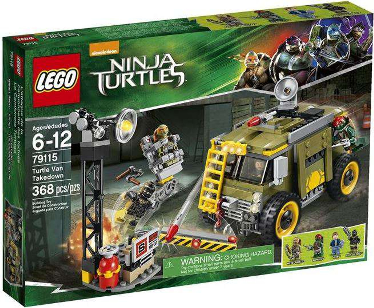 LEGO Teenage Mutant Ninja Turtles Ninja Turtles 2014 Turtle Van Takedown Set #79115