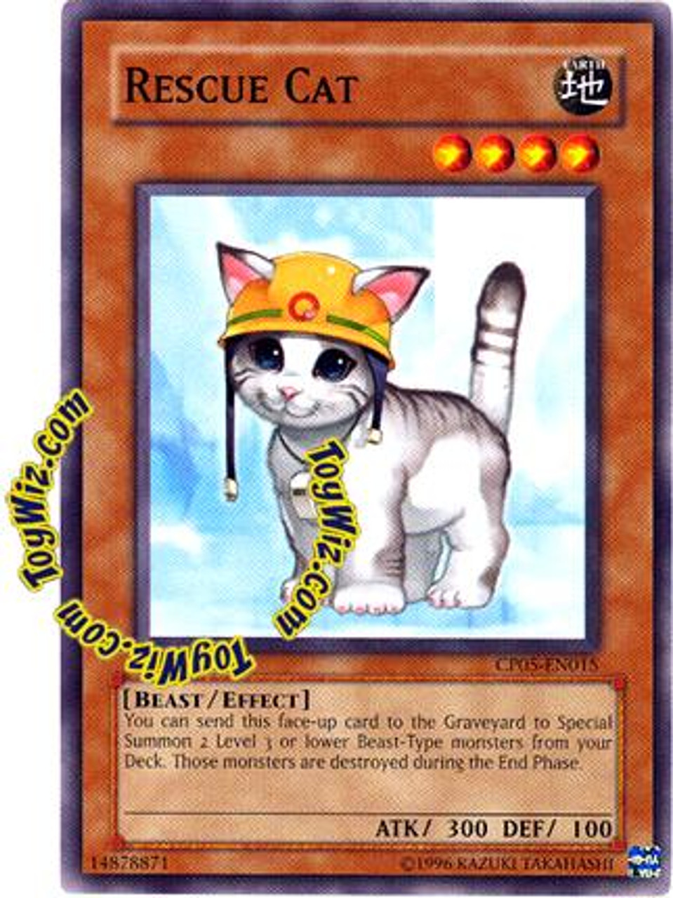YuGiOh GX Champion Pack: Game 5 Common Rescue Cat CP05-EN015