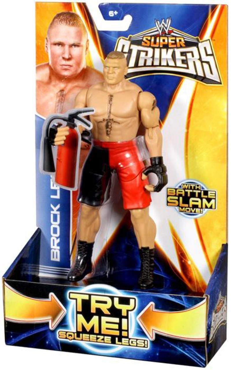 WWE Wrestling Super Strikers Brock Lesnar Action Figure