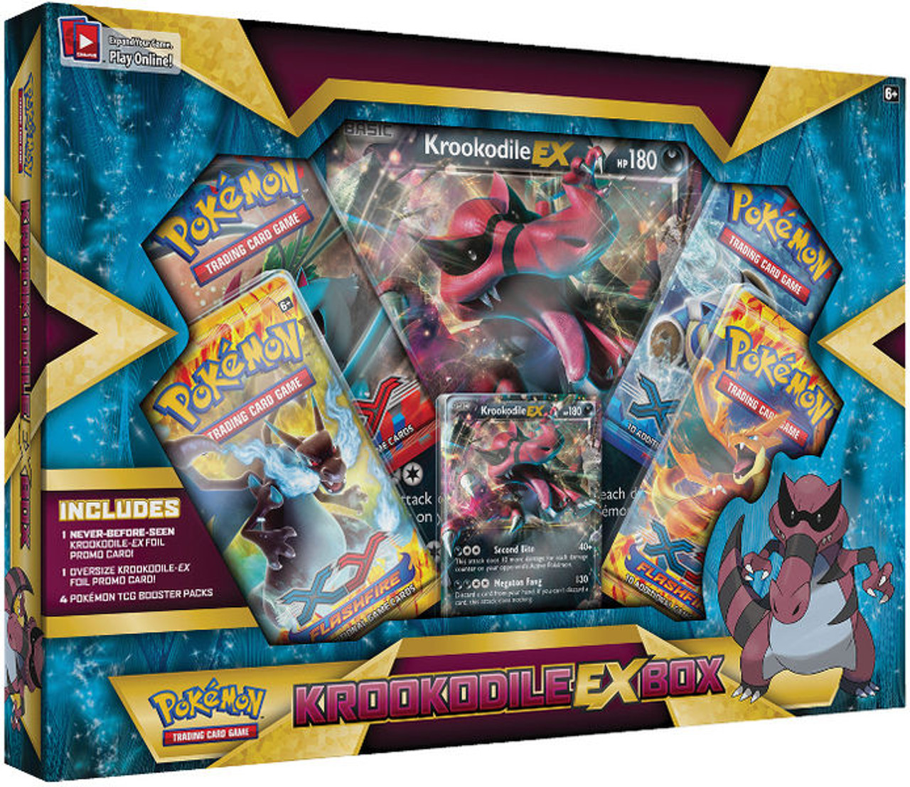 Pokemon XY Krookodile EX Box