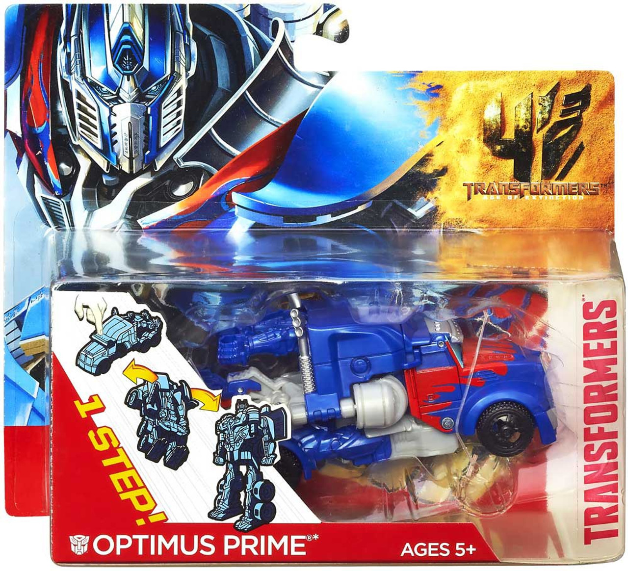 Transformers Age of Extinction 1 Step Changer Optimus Prime Action Figure
