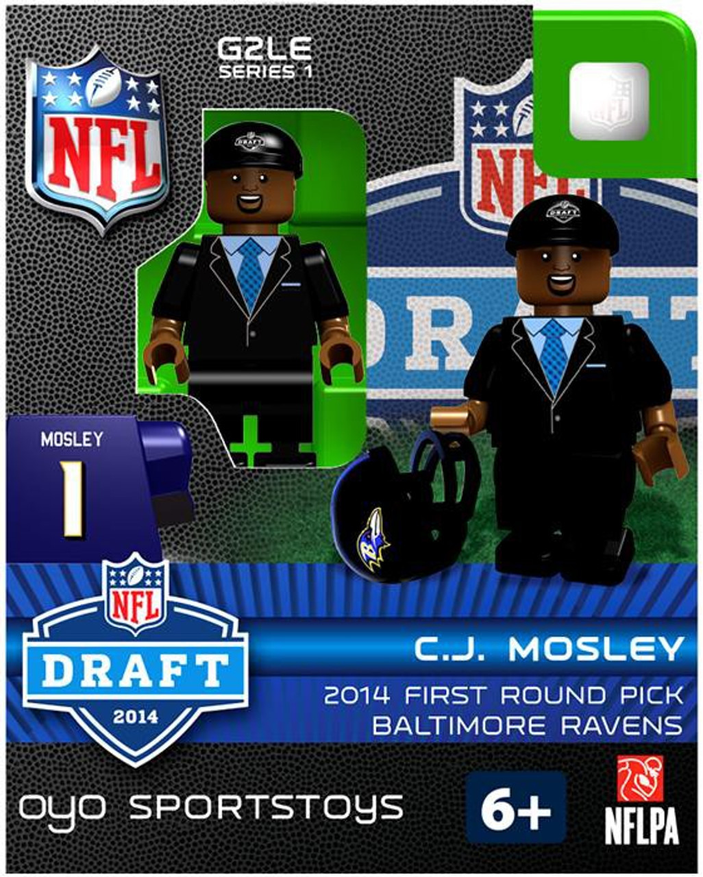 Baltimore Ravens NFL 2014 Draft First Round Picks C.J. Mosley Minifigure