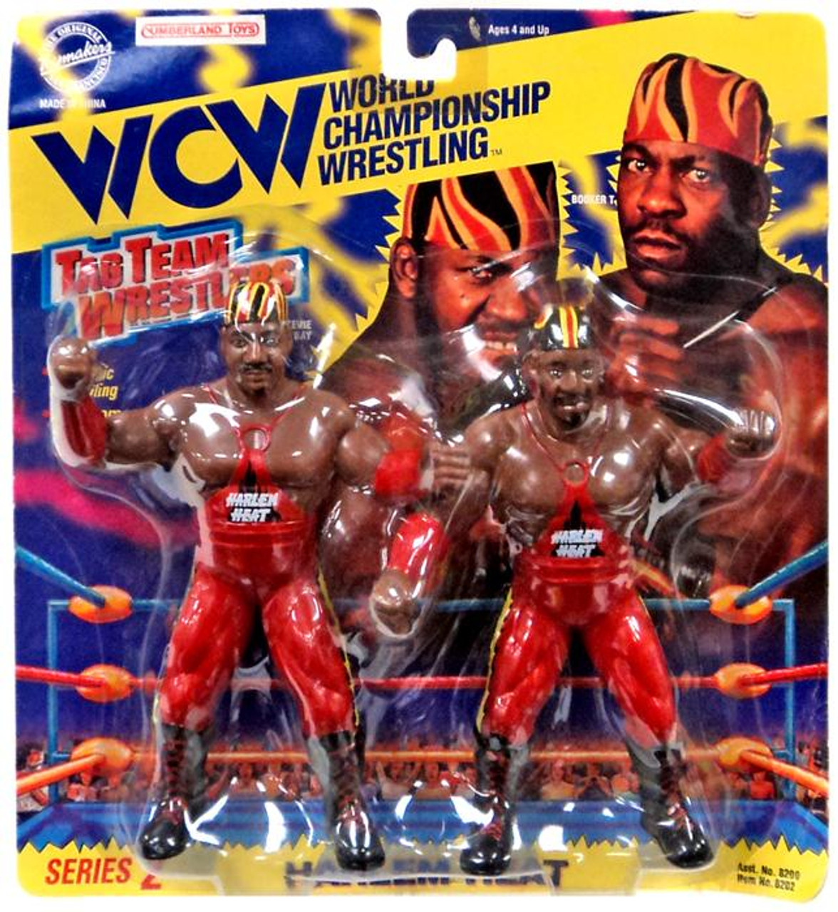 WWE Wrestling WCW Tag Team Wrestlers Harlem Heat 6 Action Figure 2-Pack ...