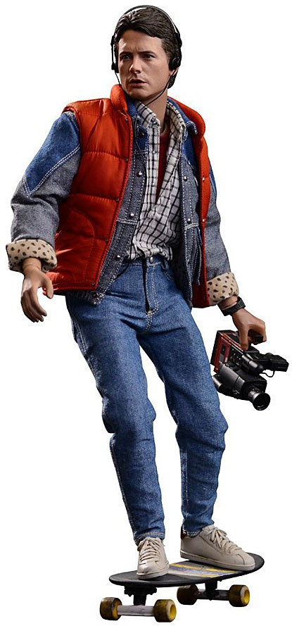 Miniatura Marty McFly Con Giacca, Scala 1:64, 1:87, 1:43, Per Modellismo, Nuova