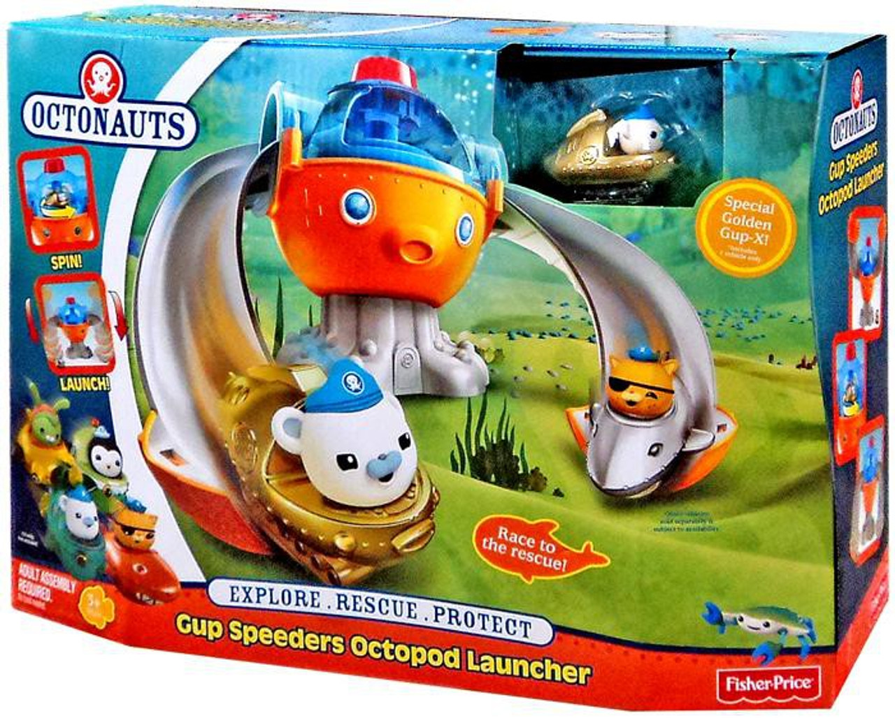 Fisher Price Octonauts Gup Speeders Octopod Launcher Playset ToyWiz