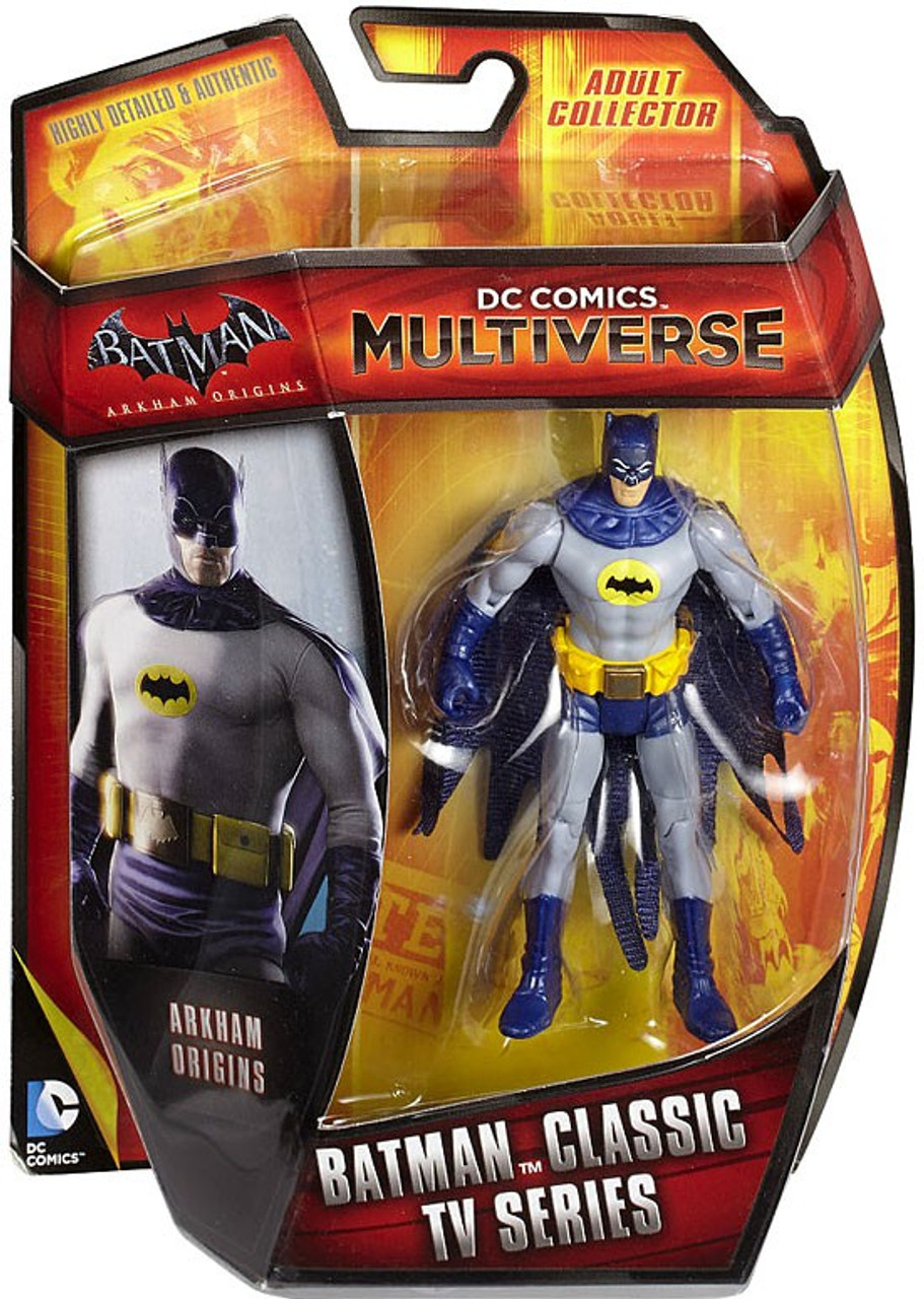 Batman Arkham Origins Dc Comics Multiverse Batman 66 4 Action Figure Mattel Toys Toywiz 