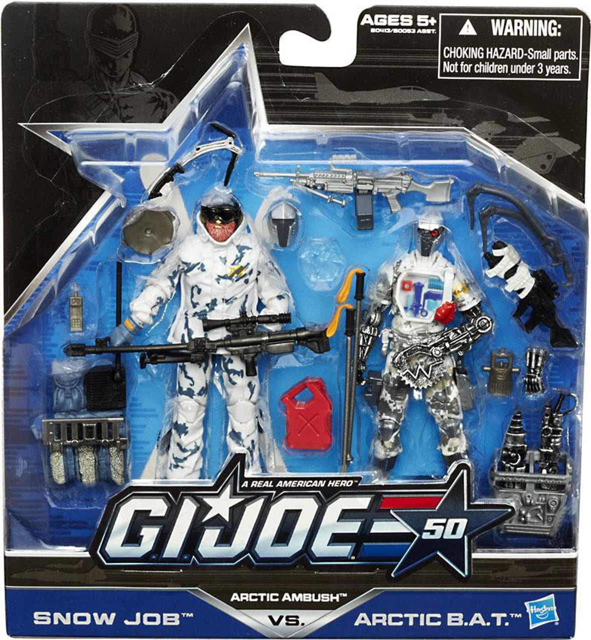 GI Joe 50th Anniversary Arctic Ambush Action Figure 2Pack Hasbro Toys