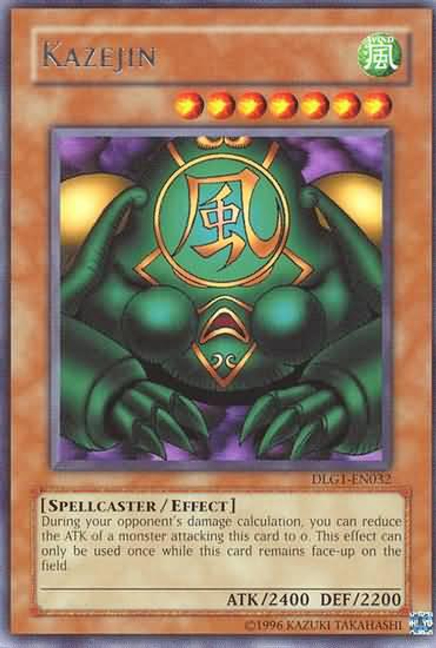 YuGiOh Dark Legends Rare Kazejin DLG1-EN032