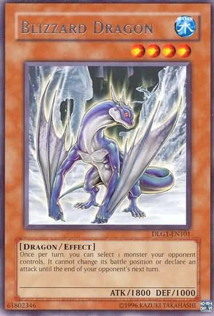 YuGiOh Dark Legends Rare Blizzard Dragon DLG1-EN101