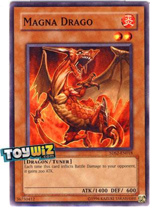 YuGiOh 5Ds Starter Deck 2009 Single Card Common Magna Drago 5DS2EN018