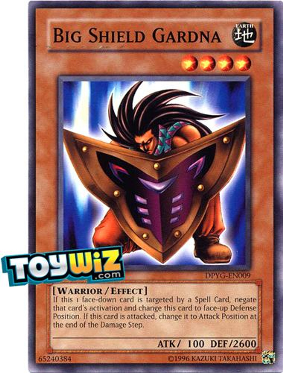 YuGiOh Duelist Pack Yugi Common Big Shield Gardna DPYG-EN009