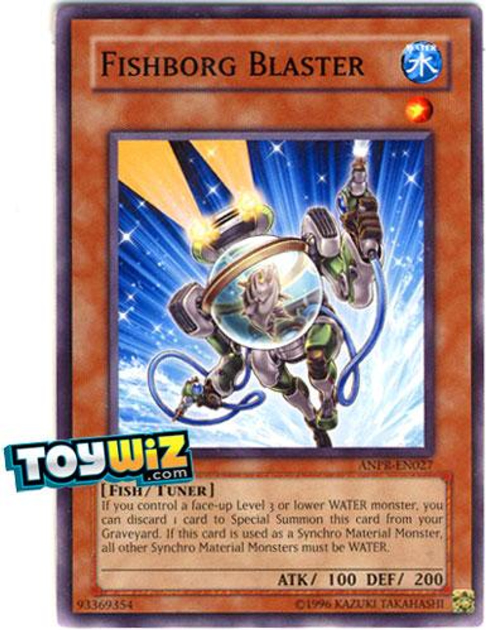 YuGiOh Ancient Prophecy Common Fishborg Blaster ANPR-EN027
