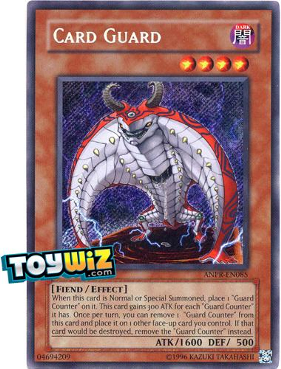 YuGiOh Ancient Prophecy Secret Rare Card Guard ANPR-EN085