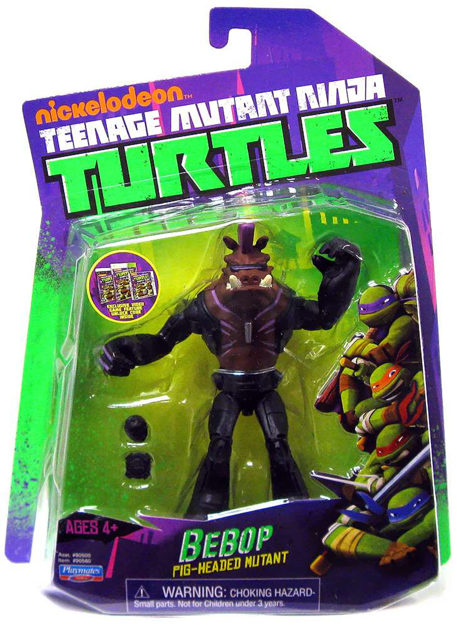 Teenage Mutant Ninja Turtles Nickelodeon Bebop 4 Action Figure Dark Skin Version Playmates Toywiz 0870