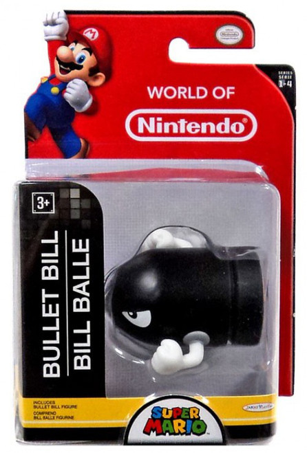 World Of Nintendo Super Mario Bullet Bill 25 Mini Figure Jakks Pacific Toywiz 6150