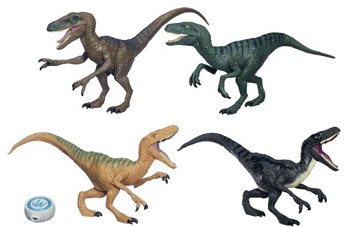 Jurassic World Velociraptor Charlie Delta Echo Blue Exclusive 8 Action Figure 4 Pack Hasbro 2435