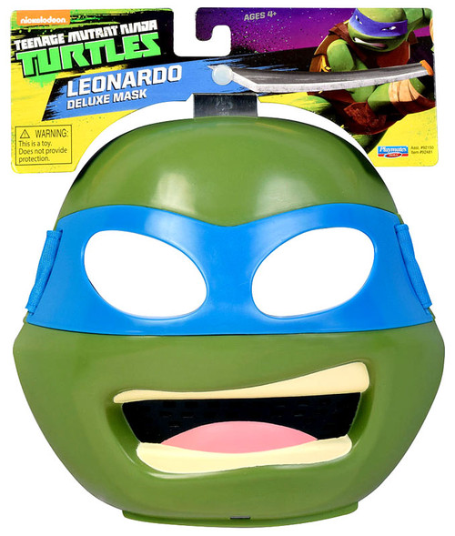 Teenage Mutant Ninja Turtles Nickelodeon Leonardo Deluxe Mask Playmates ...