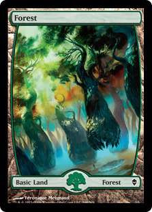 Magic The Gathering Zendikar Single Card Basic Land Forest 248 ToyWiz