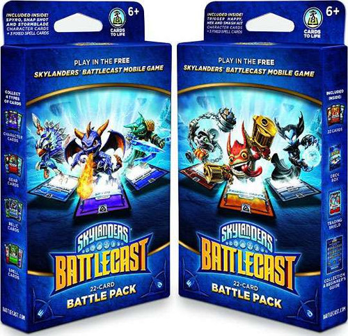 Skylanders Battlecast Set of Both Battle Packs Activision 