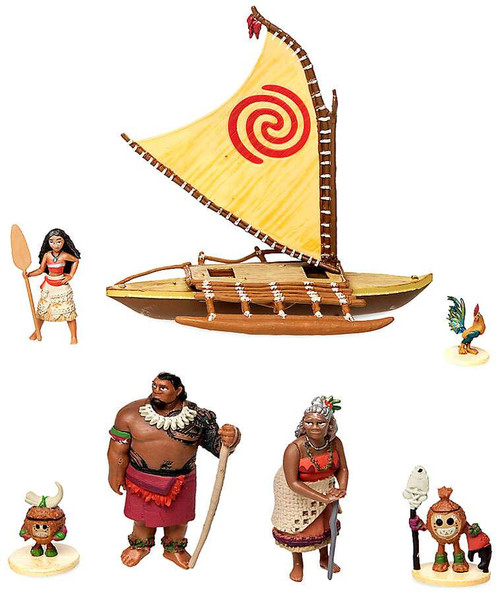 moana figures with boat disney moana projection boat exclusive playset toywiz moana figures with boat disney moana projection boat exclusive playset toywiz