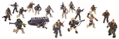 Mega Bloks Call of Duty Special Ops Task Force Exclusive Set 78412 16 Minifigs - ToyWiz