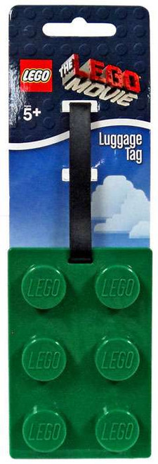 Lego Lego Movie Luggage Tag Green - ToyWiz