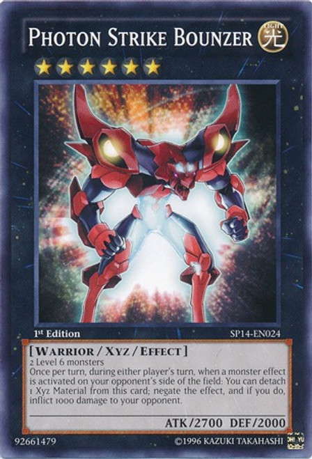 Yugioh Zexal Star Pack 2014 Single Card Common Photon Strike Bounzer