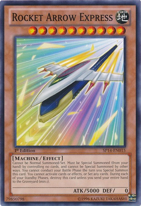 Yugioh Zexal Star Pack 2014 Single Card Common Rocket Arrow Express