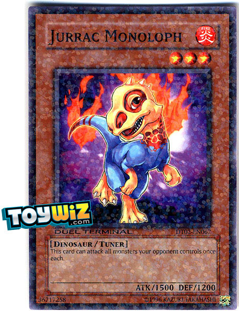Yu-gi-oh! Jurrac Iguanon, Giganoto, Protops Inglés