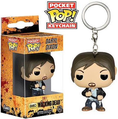 Funko Walking Dead Funko Pocket POP Television Daryl Dixon Keychain - ToyWiz
