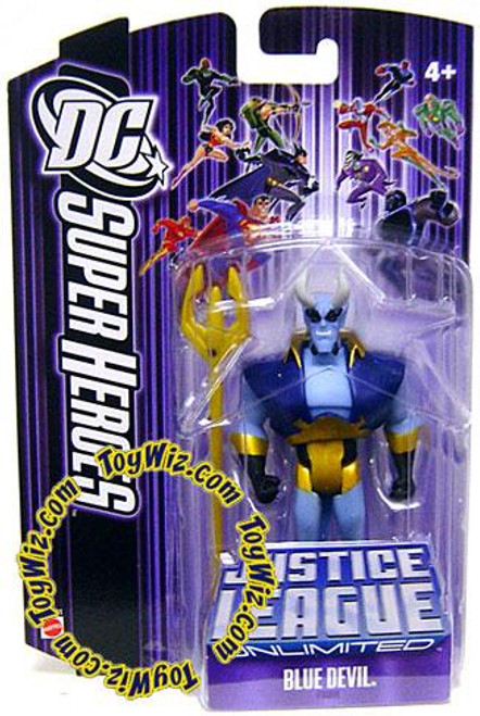 DC Justice League Unlimited Super Heroes Blue Devil 3.75 