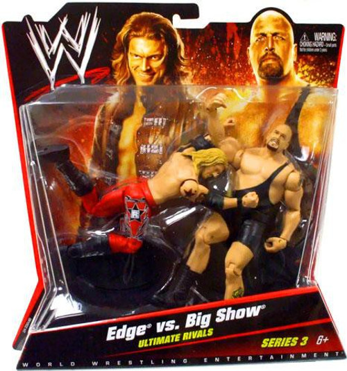 WWE Wrestling Series 3 Edge Big Show Action Figure 2Pack Mattel Toys