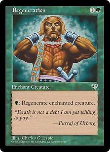 Magic The Gathering Mirage Single Card Common Regeneration - ToyWiz