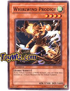 YuGiOh Flaming Eternity Single Card Common Whirlwind Prodigy FET-EN030 ...