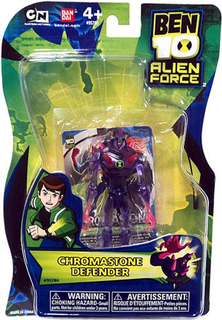 Ben 10 Alien Force Chromastone 4 Action Figure Defender, No Mini Alien