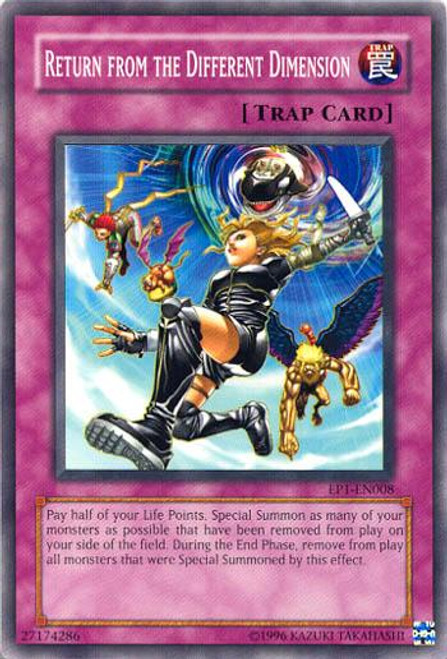 YuGiOh Movie Exclusive Single Card Common Return from the 