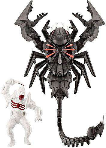 Power Rangers Super Samurai - Zord Scorpione Con Figura Deker, Giocattolo Combinabile