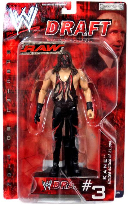 WWE Wrestling RAW Draft Kane 6 Action Figure 3 Jakks 