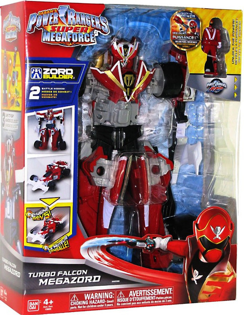 Power Rangers Super Megaforce Megazord Action Figure 2-Pack Turbo Falcon Bandai - ToyWiz
