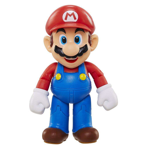 World of Nintendo Super Mario Series 1 Mario 4 Action Figure Jakks
