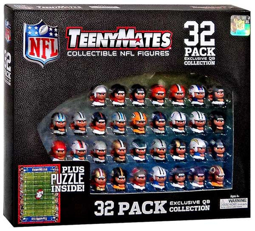 NFL TeenyMates Series 1 Quarterbacks Exclusive Boxed 32 Piece Mini ...