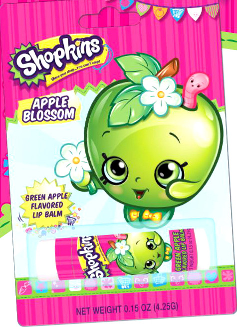 Shopkins Apple Blossom Lip Balm Boston America - ToyWiz