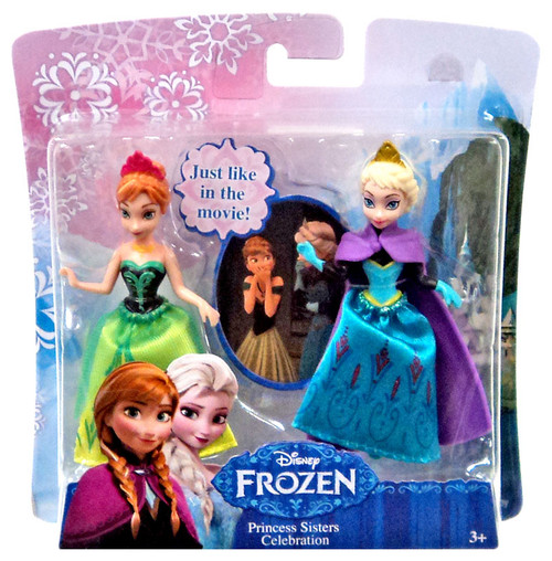 Disney Frozen Princess Sisters Celebration 3.75 Mini Figure 2-Pack Anna ...