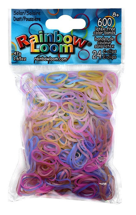 Rainbow Loom Solar UV Color Changing Dust Rubber Bands Refill Pack 600 ...