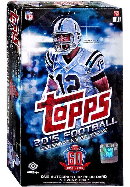 NFL 2015 Topps Football Cards 2015 Football Cards Trading Card Hobby Box ToyWiz NFL 2015 Topps Football Cards 2015 Football Cards Trading Card Hobby Box ToyWiz