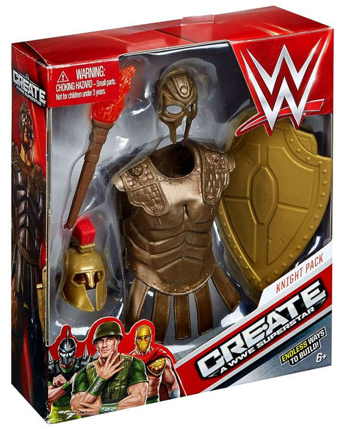 WWE Wrestling Create A WWE Superstar Knight Accessory Pack Mattel Toys