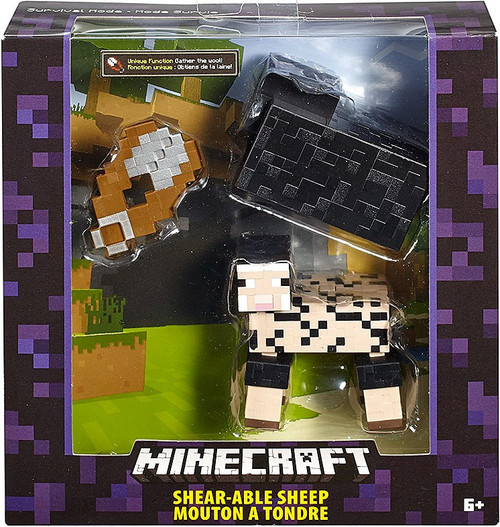 Minecraft Shear-Able Sheep Figure Mattel Toys - ToyWiz