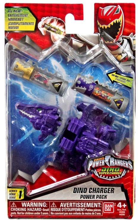 Power Rangers Dino Super Charge Series 1 Dark Purple Dino Charger Pack 