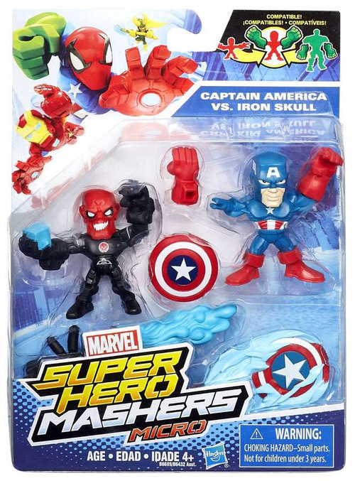 Marvel Super Hero Mashers Micro Red Skull Captain America 2 Action ...